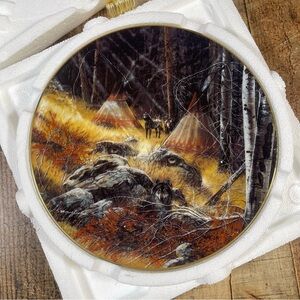 Vintage He Who Watches Plate Touching the Spirit Julie Kramer Cole Crafted Plate